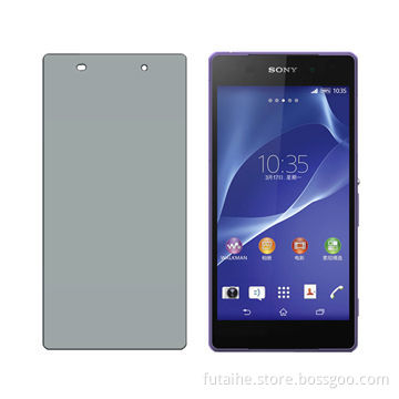 Privacy tempered glass screen protector for Sony Xperia Z2New
